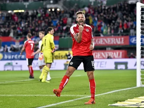 Áo 3-2 Serbia: Ngã ngựa trên đất khách