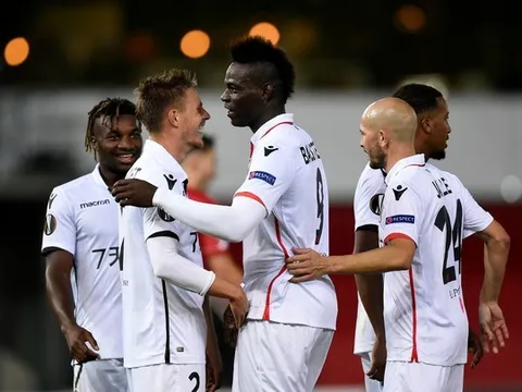 Zulte-Waregem 1-5 Nice: Balotelli ghi bàn hay, kiến tạo giỏi
