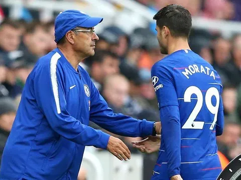 Sarri chính thức xác nhận tương lai Morata tại Chelsea