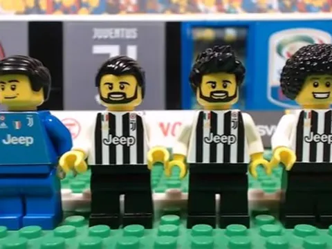 Đại chiến Milan - Juventus theo phong cách Lego