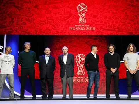 Dàn huyền thoại tái xuất ở Nga, sẵn sàng cho lễ bốc thăm World Cup