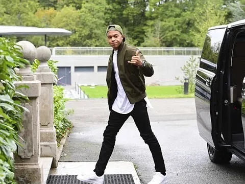 Dàn soái ca tuyển Pháp tập trung, Mbappe vận đồ cực chất