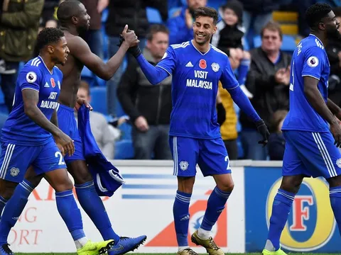 Đánh bại 'ác mộng' của Man Utd, Cardiff thoát khỏi nhóm nguy hiểm