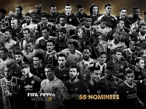 Danh sách đề cử ĐHTB FIFA 2017: Quỷ đỏ lấy lại vị thế