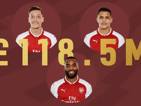Đấu Everton, Arsenal đầu tiên trình làng "ba bom tấn"
