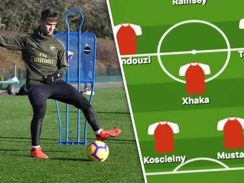 Đấu Man City, Arsenal ra sân với đội hình nào?