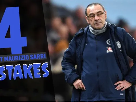 Đây! 4 sai lầm mà Sarri đang mắc phải tại Chelsea
