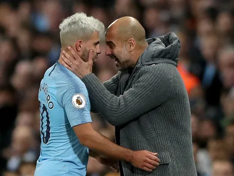 Đây, điều Aguero đã nói với Pep Guardiola sau khi bị thay ra