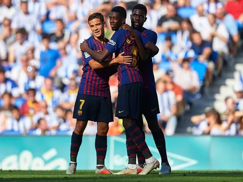 5 điểm nhấn Sociedad 1-2 Barcelona: 'Bom tấn' chứng tỏ giá trị, Barca vượt mặt Real