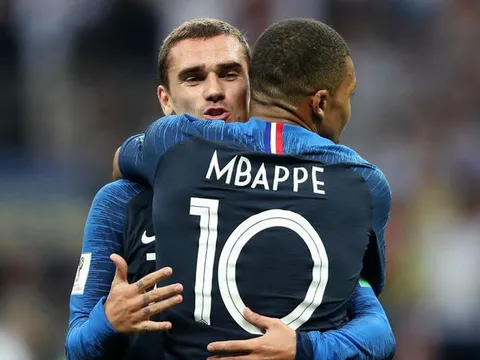 Deschamps lên tiếng về mối quan hệ giữa Griezmann và Mbappe