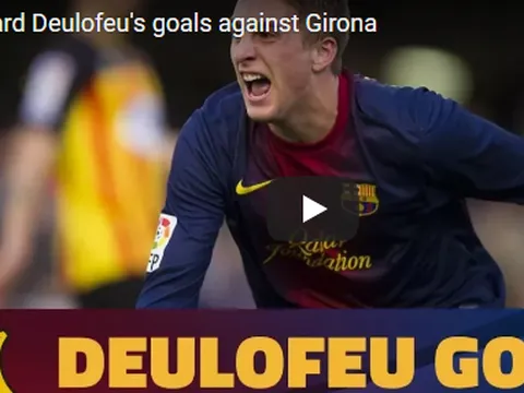 Deulofeu khi còn trẻ đã đá như Messi