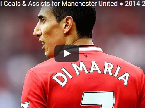 Di Maria thời còn khoác áo Man Utd
