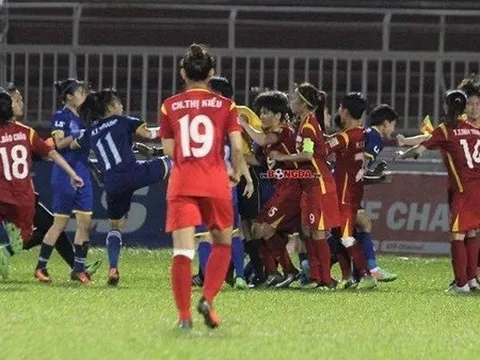 Diễn biến mới nhất vụ cầu thủ nữ đánh nhau trên sân Thống Nhất