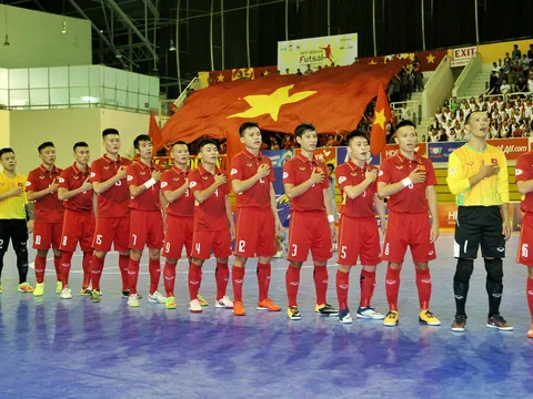 Chốt danh sách 20 tuyển thủ, Futsal Việt Nam hướng đến VCK châu Á 2018