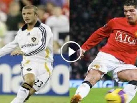 Đọ tài sút phạt Cristiano Ronaldo vs David Beckham