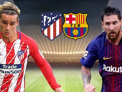 Đội hình kết hợp Atletico - Barcelona: Song sát Griezmann - Messi