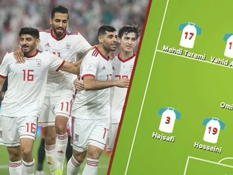 Đội hình ra sân ĐT Iran: Khắc tinh CR7 góp mặt, vắng sao Ngoại hạng Anh