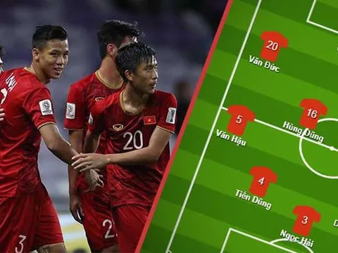 Đội hình ra sân Việt Nam vs Jordan: Lá chắn thép trở lại, tin vào Công Phượng