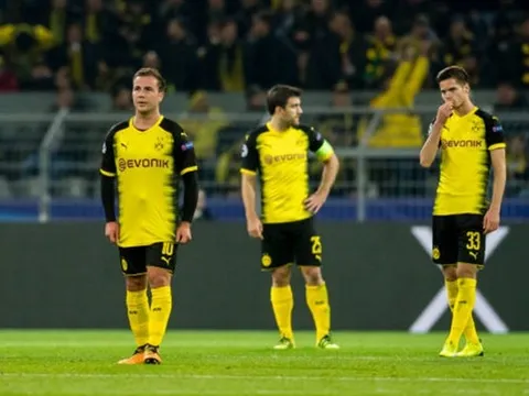 Dortmund tệ chưa từng thấy tại Champions League