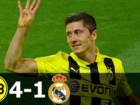 Dortmund từng hủy diệt Real Madrid 4-1