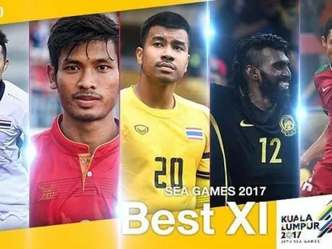 Dừng bước sớm, U22 Việt Nam không góp cái tên nào trong đội hình tiêu biểu SEA Games 29