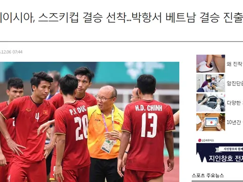 Báo Hàn: Thái Lan đã bị loại, Việt Nam còn chờ gì mà không vô địch?
