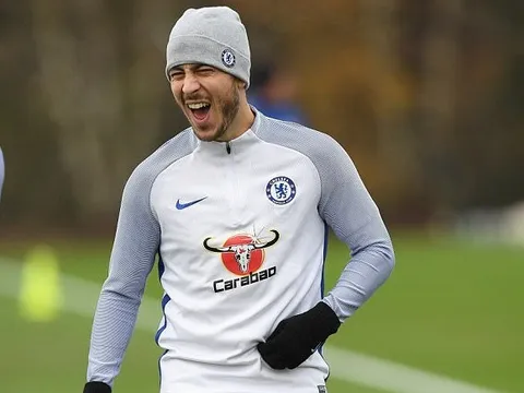 Eden Hazard cười hết cỡ trước trận đại chiến