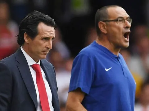 ĐÃ RÕ vì sao Emery không bắt tay Sarri sau Derby London