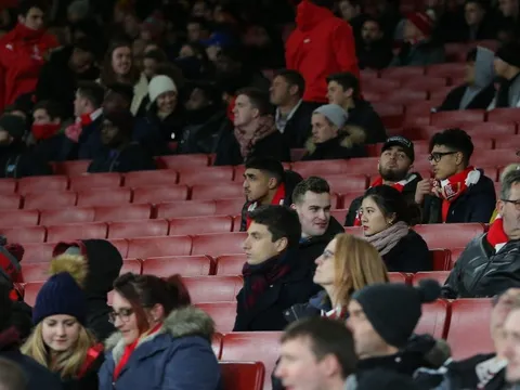 Arsenal đón lượng CĐV thấp kỷ lục ở cúp châu Âu