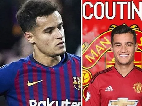 Fan Quỷ đỏ phấn khích với hình ảnh Coutinho mặc áo Man Utd