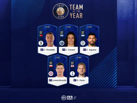 FIFA Online 4 công bố danh sách 55 cầu thủ xuất sắc nhất thế giới