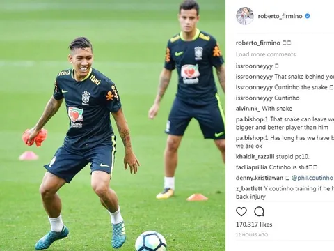 Firmino công khai 'cạch mặt' Coutinho trên tuyển Brazil