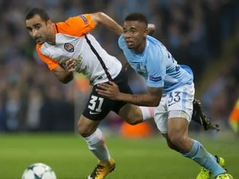 Gabriel Jesus chơi ấn tượng vs Shakhtar Donetsk