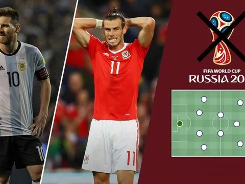 Gareth Bale sát cánh Messi trong đội hình có nguy cơ vắng mặt tại World Cup 2018