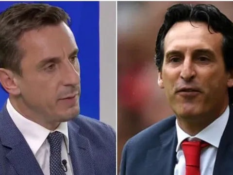 Đi ngược dư luận, Gary Neville kiên quyết bảo vệ Emery