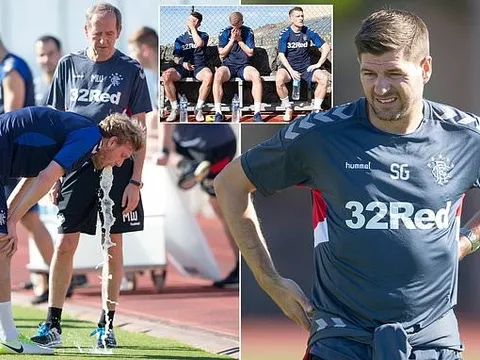 Gerrard ra giáo án hà khắc, cầu thủ Rangers nôn thốc, nôn tháo