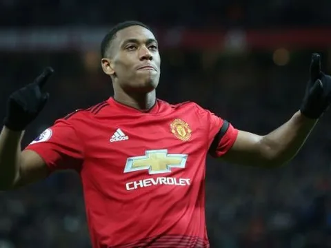 Vì một lí do, Martial kém hơn nhiều ngôi sao còn lại
