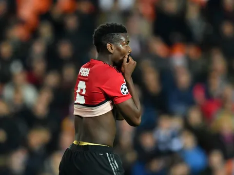 Bạn đã biết Pogba chơi tệ thế nào trận Valencia 2-1 Man Utd chưa?