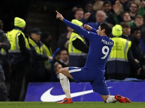 Ghi bàn bằng 'đặc sản', Morata khiến Man United trắng tay rời London