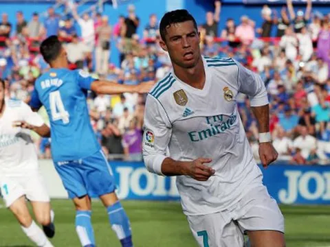 Ghi bàn phút 85, Ronaldo giúp Real chiến thắng trên sân Getafe
