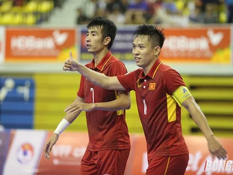 Giải Futsal VĐ Đông Nam Á 2017: Tuyển Việt Nam ra mắt với chiến thắng huỷ diệt