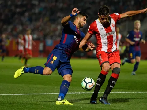 Girona 0-3 Barcelona: Cuối cùng thì Suarez đã ghi bàn trở lại