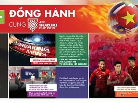 Gói cước truyền hình nào hot nhất để xem AFF Cup?