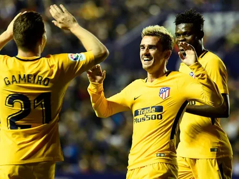 Griezmann lần đầu làm được việc này trong ngày Atletico lập kỷ lục