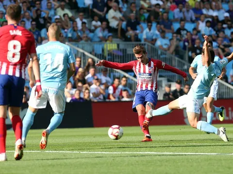 Griezmann và Diego Costa tịt ngòi, Atletico Madrid thảm bại trên sân của Celta Vigo