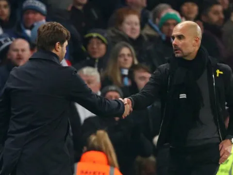 Guardiola cố gắng kìm nén niềm vui sau khi 'hủy diệt' Tottenham