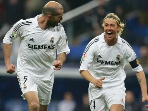 Guti kiến tạo cực đỉnh cho Zidane ghi bàn