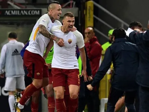 Hạ gục AC Milan, AS Roma tái hiện kỷ lục của chính mình