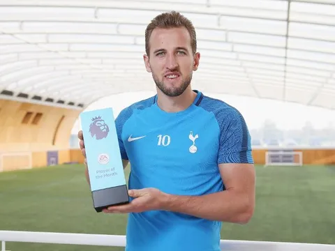 Hạ Lukaku & Morata, Harry Kane hay nhất tháng
