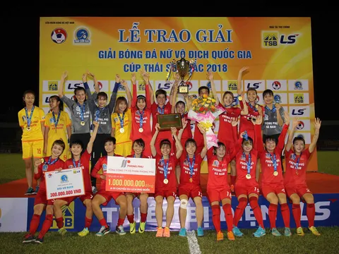 Chung kết giải VĐQG nữ 2018: Phong Phú Hà Nam lên ngôi vô địch